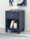 Summerland Open Nightstand — Inkwell Blue
