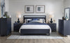 Summerland Panel Bed — California King / Inkwell Blue