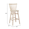 Tyce Barstool Natural — Set of 2