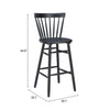 Tyce Barstool Black — Set of 2