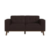 Destiny - Loveseat With Wood Front