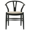 Crestmont - Wood Wishbone Dining Side Chair (Set of 2) - Black