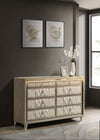 Lorient - 8-Drawer LED Bedroom Dresser Cabinet