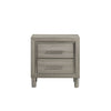 Lennox - 2 Drawer Nightstand - Gray