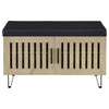 Brixton - 2-Door Padded Entryway Shoe Storage Bench