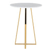 Cosmo - Counter Table - Gold Metal