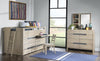 District - Complete Captains Bed - Weathered Oak