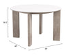Oceanveil Round Dining Table White