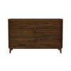 Malia - 6-Drawer Dresser - Walnut