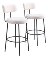 Blanca - Barstool (Set of 2) - Ivory