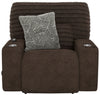 Zen - Power Recliner With CR3 Heat / Massage / Zero Gravity - Chocolate