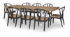 Franklin Wishbone Back Side Chair — Set of 2 — Black