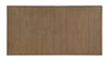 Franklin 38-inch Counter Height Table — Harvest Oak Tops, Natural White Base, Aged Black Accents