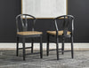 Franklin Wishbone Back Counter Height Chair — Set of 2 — Black