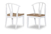 Franklin Wishbone Back Side Chair — Set of 2 — White