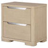 Ladera - 2-Drawer Nightstand Bedside Table - Light Elm