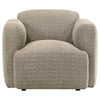 Dorset - Fabric Upholstered Round Track Arm Accent Chair
