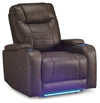 Schooner Rocks Power Recliner - Umber