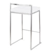 Fuji - Counter Stool Steel With Cushion - Stainless Steel