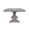 Glenmore - Dining Table With 2x18" Leaves - Aged Gray