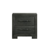 Allan - 2-Drawer Nightstand - Black