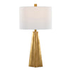 Pompeii - 29" Polyresin Table Lamp - Gold Polyresin And White Linen