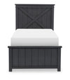 Flatiron Panel Bed — Twin / Midnight