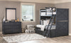 Flatiron Bunk Bed — Twin / Full / Midnight