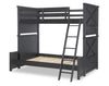 Flatiron Bunk Bed — Twin / Full / Midnight