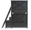 Flatiron Bunk Bed — Twin / Full / Midnight