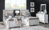 Flatiron Panel Bed — Twin / Aged White