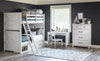 Flatiron Bunk Bed — Twin / Twin / Aged White