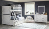 Flatiron Bunk Bed — Twin / Full / Aged White