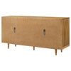 Fabra 4-door Dining Sideboard Storage Console Honey — product view 8