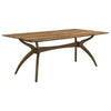 Randolph 7-piece Smart Top Rectangular Dining Set Sheesham and Brown — product view 3