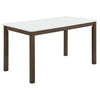 Merrin 7-piece 55-inch Rectangular Dining Set Off White and Walnut — product view 3