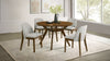 Mueller 5-piece 48-inch Round Dining Set Brown and Beige — product view 1