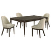 Reseda 5-piece Rectangular Dining Set Ash Brown — product view 2
