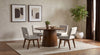 Galindo 5-piece 52-inch Round Dining Set Light Grey and Walnut — product view 1