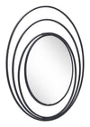 Luna - Round Mirror - Black