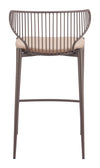 Silues Counter Stool Taupe & Brown — Set of 2