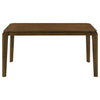 Almonte - Rectangular Wood Dining Table - Dark Brown