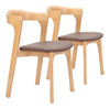 Pioro - Dining Chair (Set of 2) - Brown / Natural