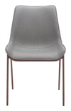 Magnus - Dining Chair (Set of 2) - Slate Gray / Walnut