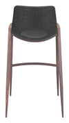 Desi Barstool (Set of 2) Black & Walnut — Set of 2