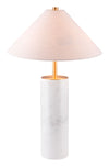 Ciara - Table Lamp - Beige / White