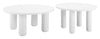 Ola Coffee Table Set (2-Piece) White