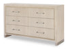 Bliss 68-inch 6 Drawer Dresser — Soft Cashmere