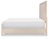 Bliss Panel Bed — California King / Soft Cashmere