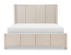 Bliss Upholstered Bed — California King / Soft Cashmere
